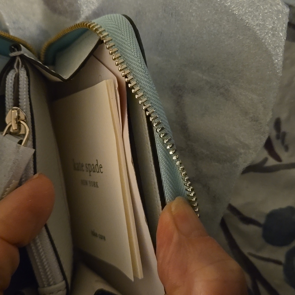 Kate Spade Light Blue Wallet - Picture 5 of 7